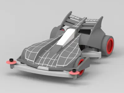 BEAK SPIDER 4WD CAR 3D model