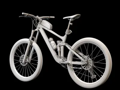 Mountain Bike-Black 3D model