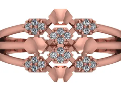 Engagement Ring Free 3D print model 14