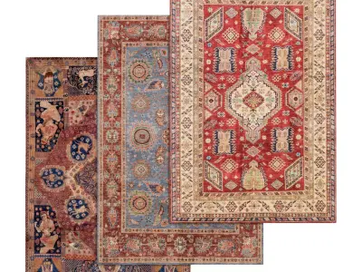 Rug Set 1896 3D model