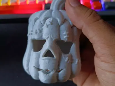 Frankenstein Pumpkin Halloween 3D print model