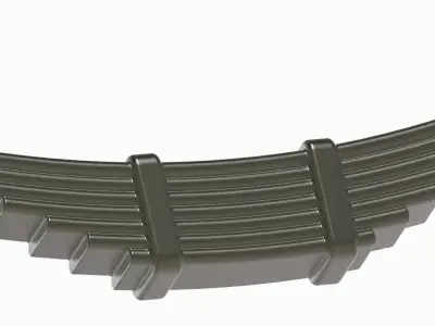 Truck Leaf Spring 3D print model