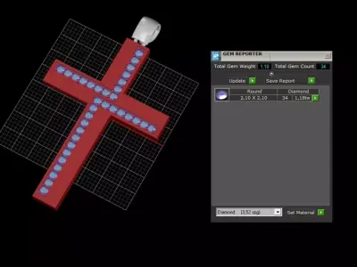 cross 3D print model 3