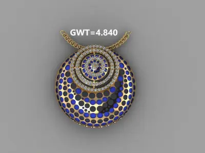 FASION  PENDANT 3D model purchase