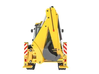 Tracteur  Low-poly 3D model