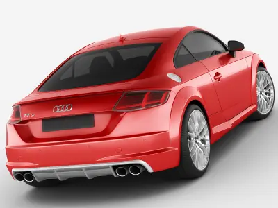 Audi TTs 2015 3D model