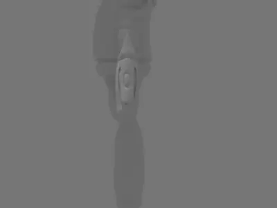 Robot humanoid Free low-poly 3D model