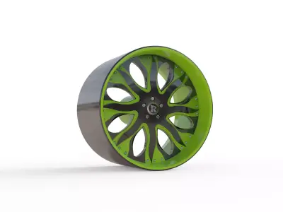 RUCCI FORGED FORZA WHEEL 3D PRINT M 3D print model