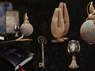 Decorative collection vol1 3D model