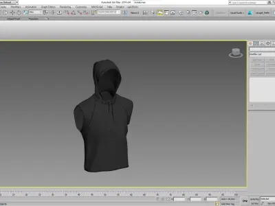 Shirt Low-poly 3D model