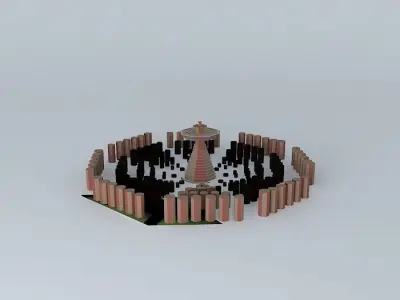 Octagon City 3D model