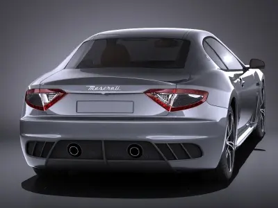 Maserati GranTurismo MC Stradale 2016 VRAY 3D model