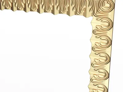 Classic Frame 021 Low-poly 3D model