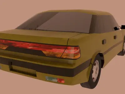 Daewoo Espero Low-poly 3D model