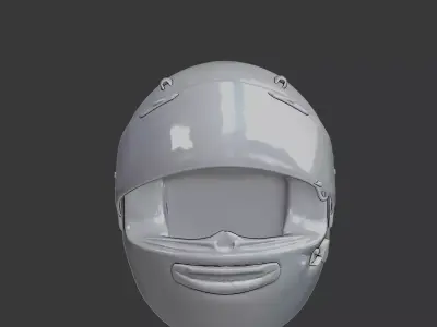 Bell RS7 Pro Racing Helmet 3D Printable  3D print model