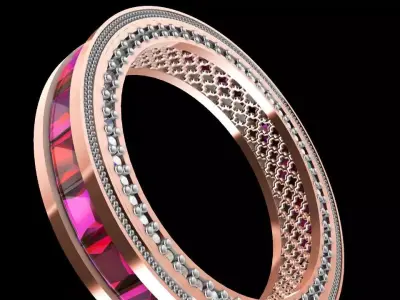 Channel Ring Creative World 3D print model