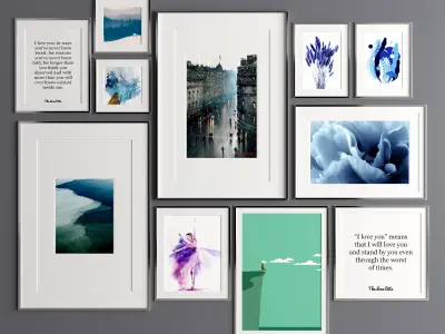 Art Frame 311 Low-poly 3D model