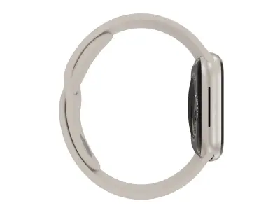 Apple Watch 8 Series - Starlight Aluminium case 3ds Max 3D model