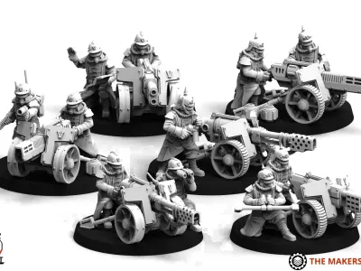 Valour Korps - Heavy Weapons Set 3 3D print model