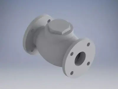 Non-Return Valve 3D print model