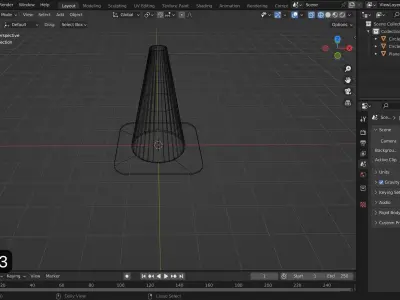 Traffic Cone 3D Model Low-poly 3D model by katherinexactly