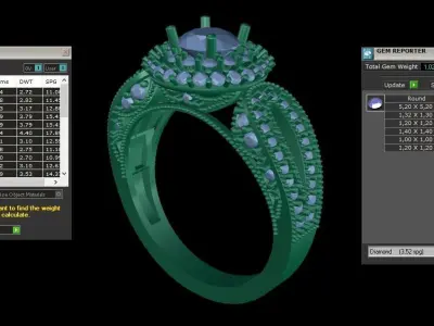 ring code 91 3D print model