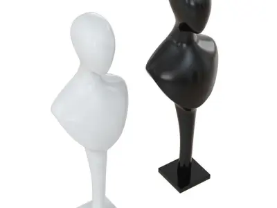 Abstract Female Mannequin AFELLOW H1055 3D model