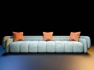 Italian sofa Free 3D model