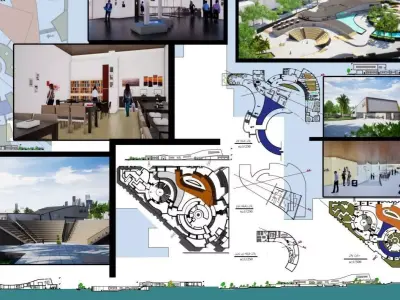 2D and 3D AutoCAD 3D model