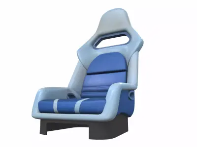 Car seat 2 3D model