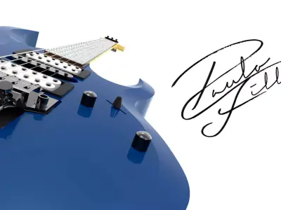 Cort X6 Electrical Guitar 3D model