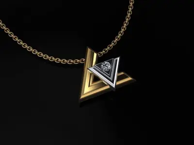 Louis Vuitton Pendant  3D print model