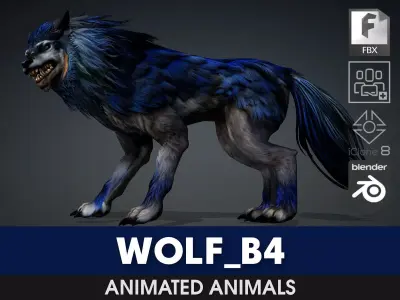 Wolf-B4 3D model