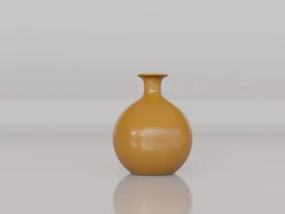 Simple Earthenware Jug 01 Low-poly 3D model