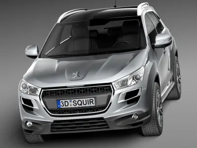Peugeot 4008 2013 3D model