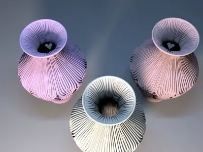 Valentinesday vase 3D print model