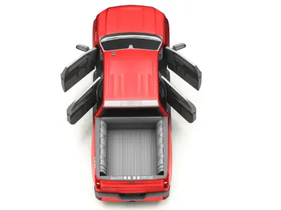 Pickup Car 3-V5 Low-poly 3D model