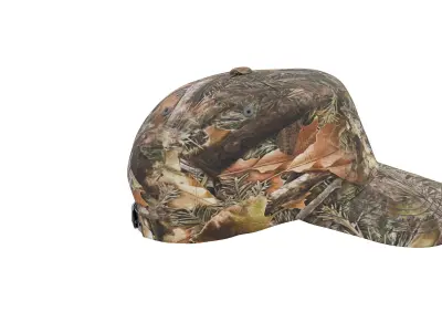 Forest Ground Cotton Fabric Cap 3D model