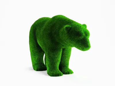 Garden bear 3D model