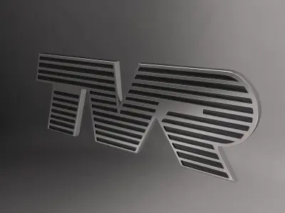 TVR car logo keychain 3d model  3D model