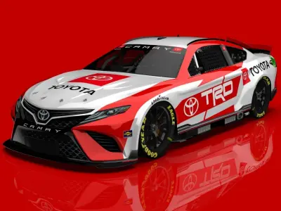 Toyota Camry NASCAR NEXTGEN 2022 Low-poly 3D model