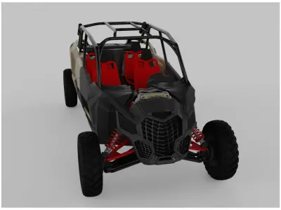 Can Am Maverick 4 Seaters 3D model