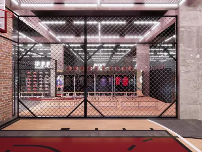 Nike Flagship Store 3D model