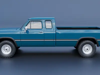 Dodge Ram 250 - 1991 3D print model