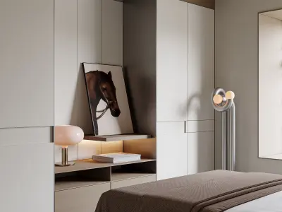 Bedroom interior scenes 3D model