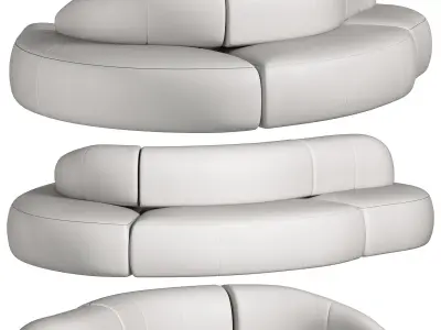  WAVE Sofa By Gamma 3D model