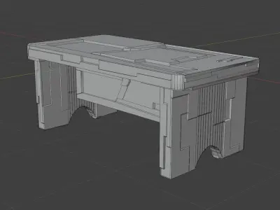 The Future of Scifi Stool Concept 3D model