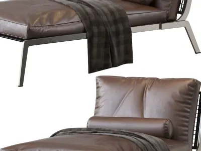 Chaiselongue Flexform Happy 3D model