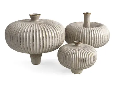 Mushroom vases 3D model