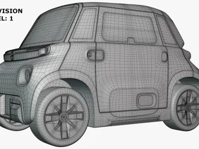 Opel Rocks-e 2022 exterior 3D model